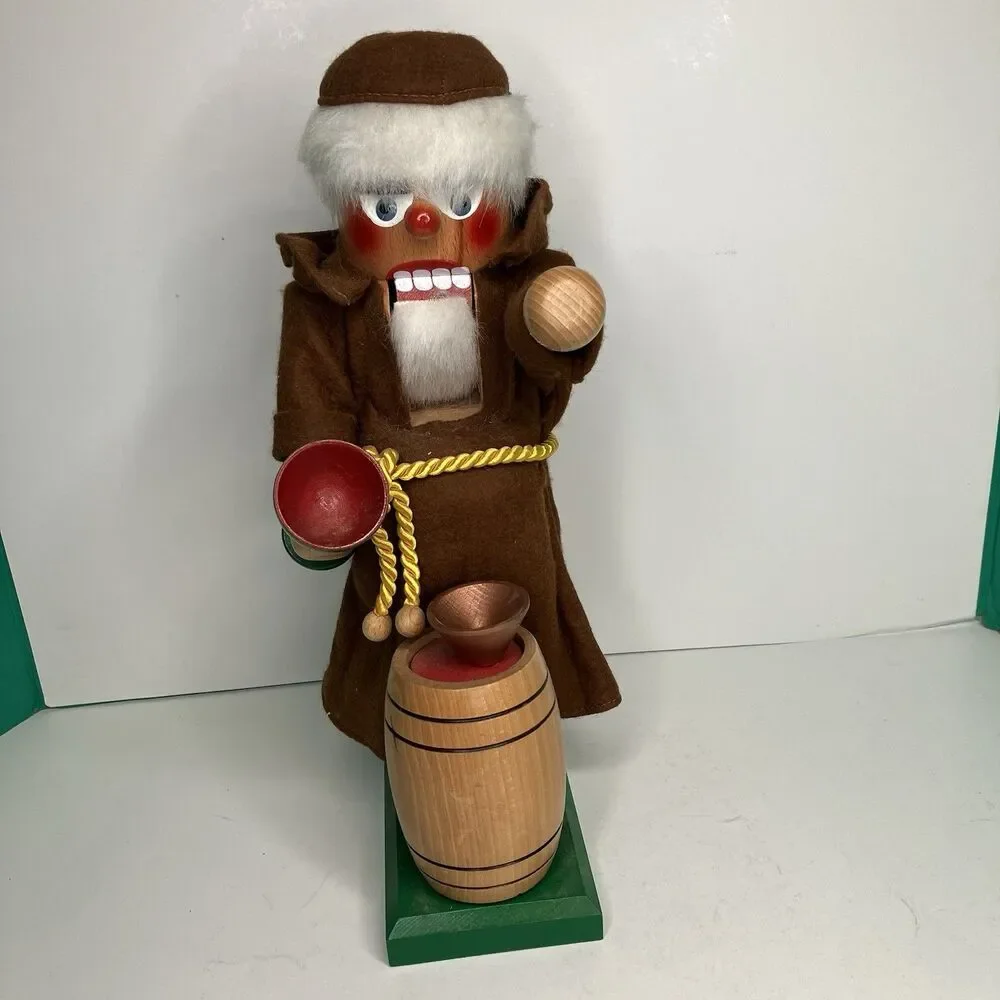Steinbach Nutcracker Bacchus Monk Wine Maker 14